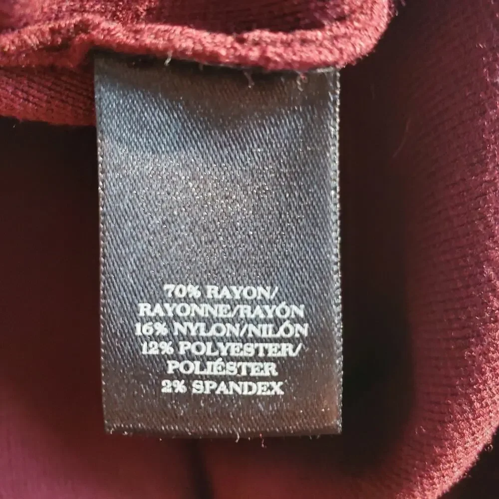 Ann Taylor burgundy sweater size XS
